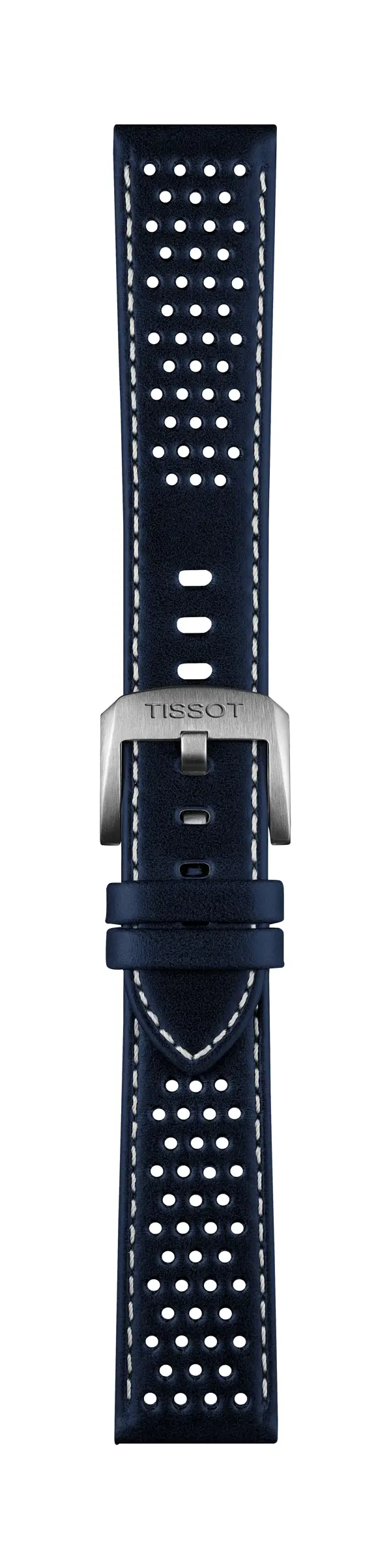 Blue Leather Strap Lugs 20 mm