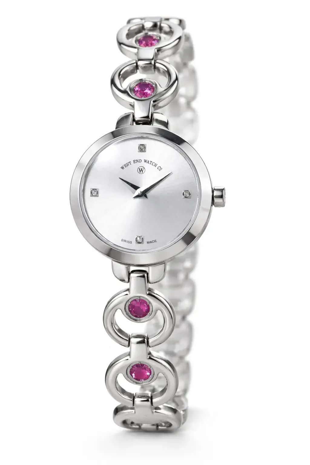 CHAND 4DIAMOND SS QTZ SILVER