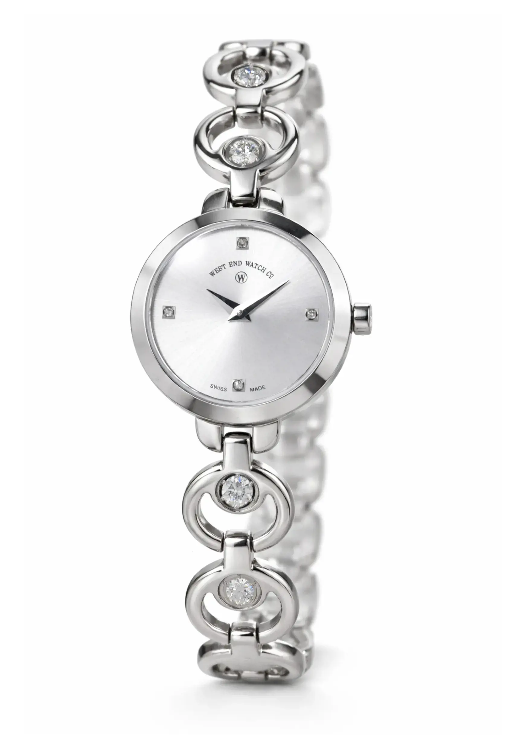 CHAND 4DIAMOND SS QTZ SILVER