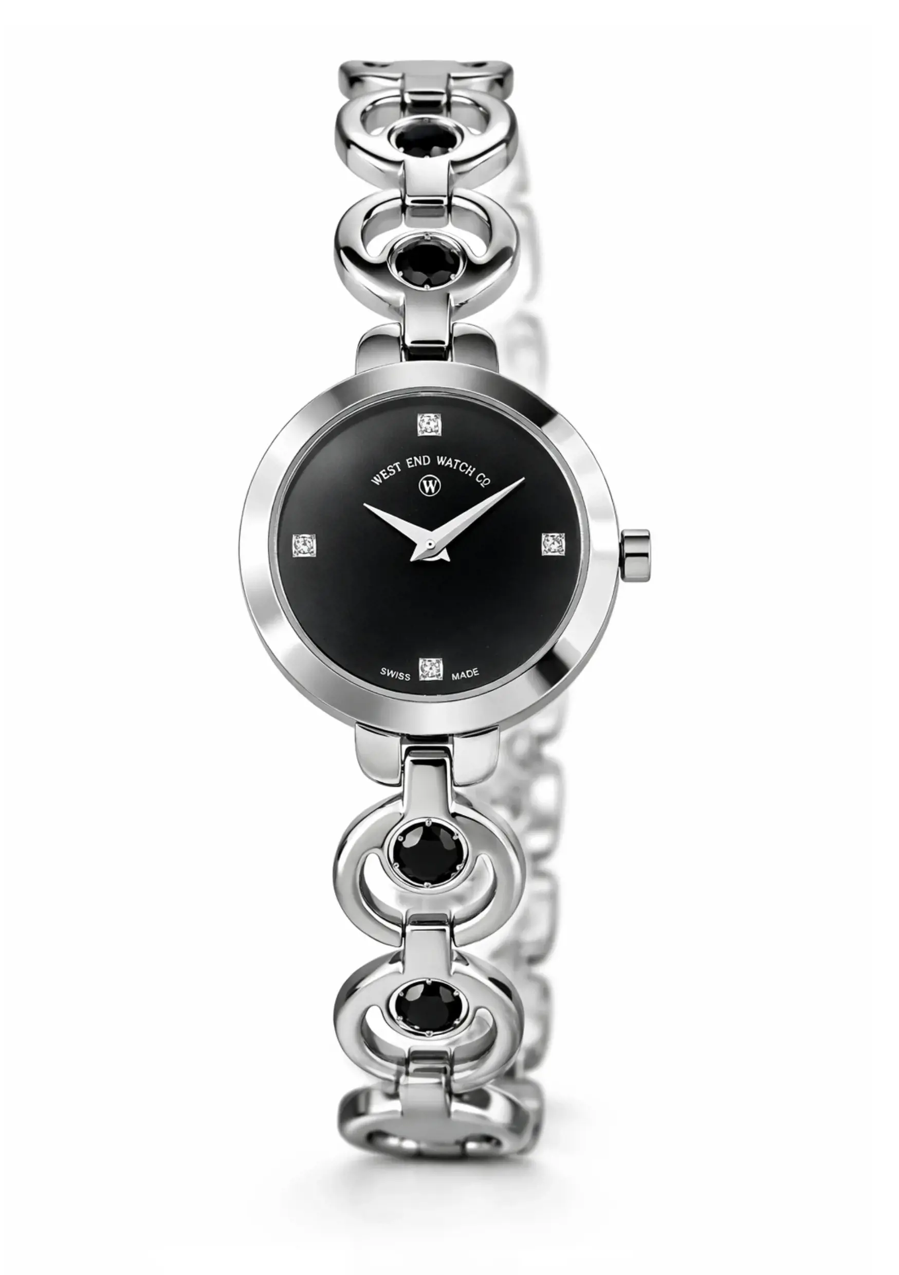 CHAND 4DIAMOND SS QTZ SILVER