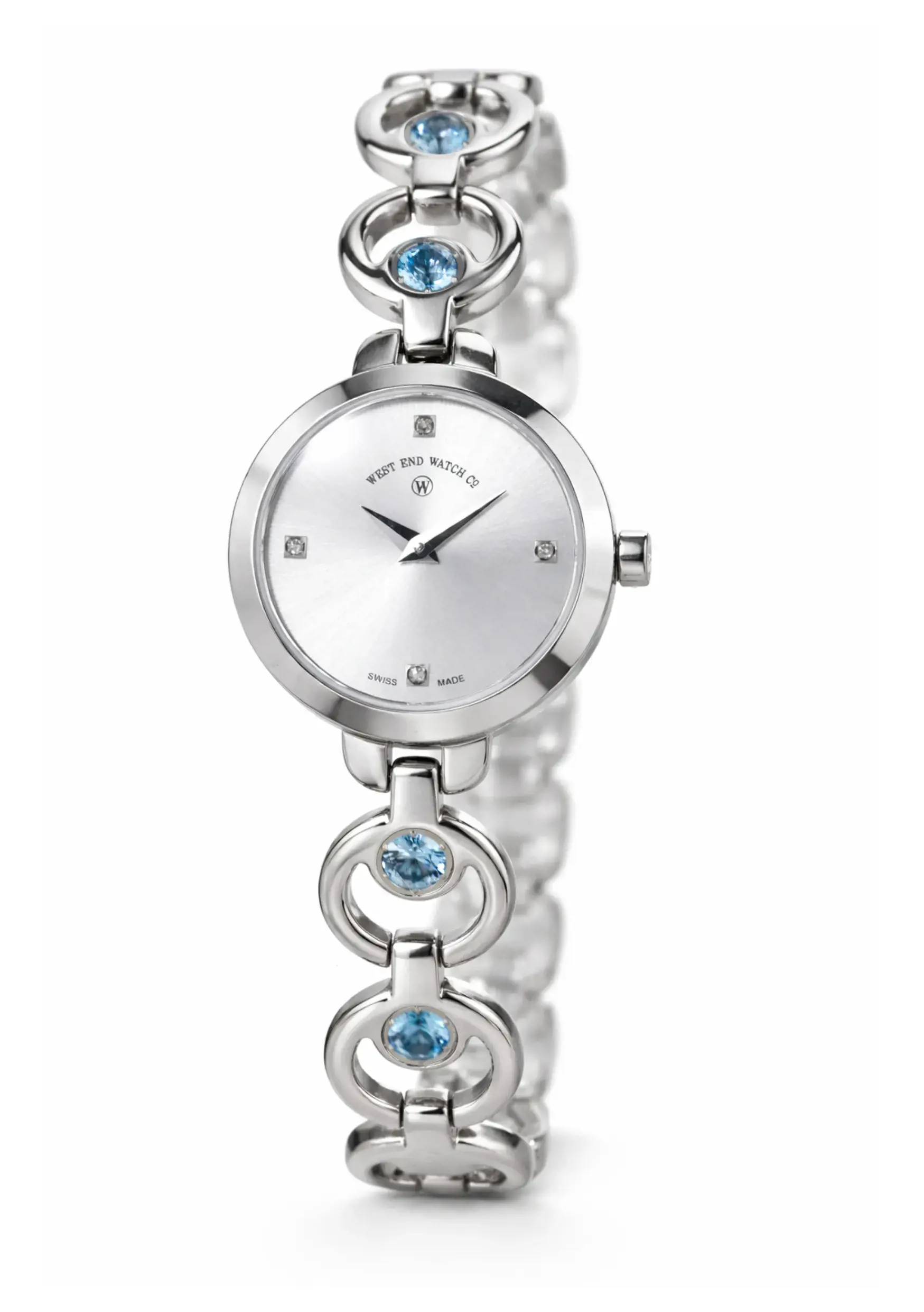CHAND 4DIAMOND SS QTZ SILVER