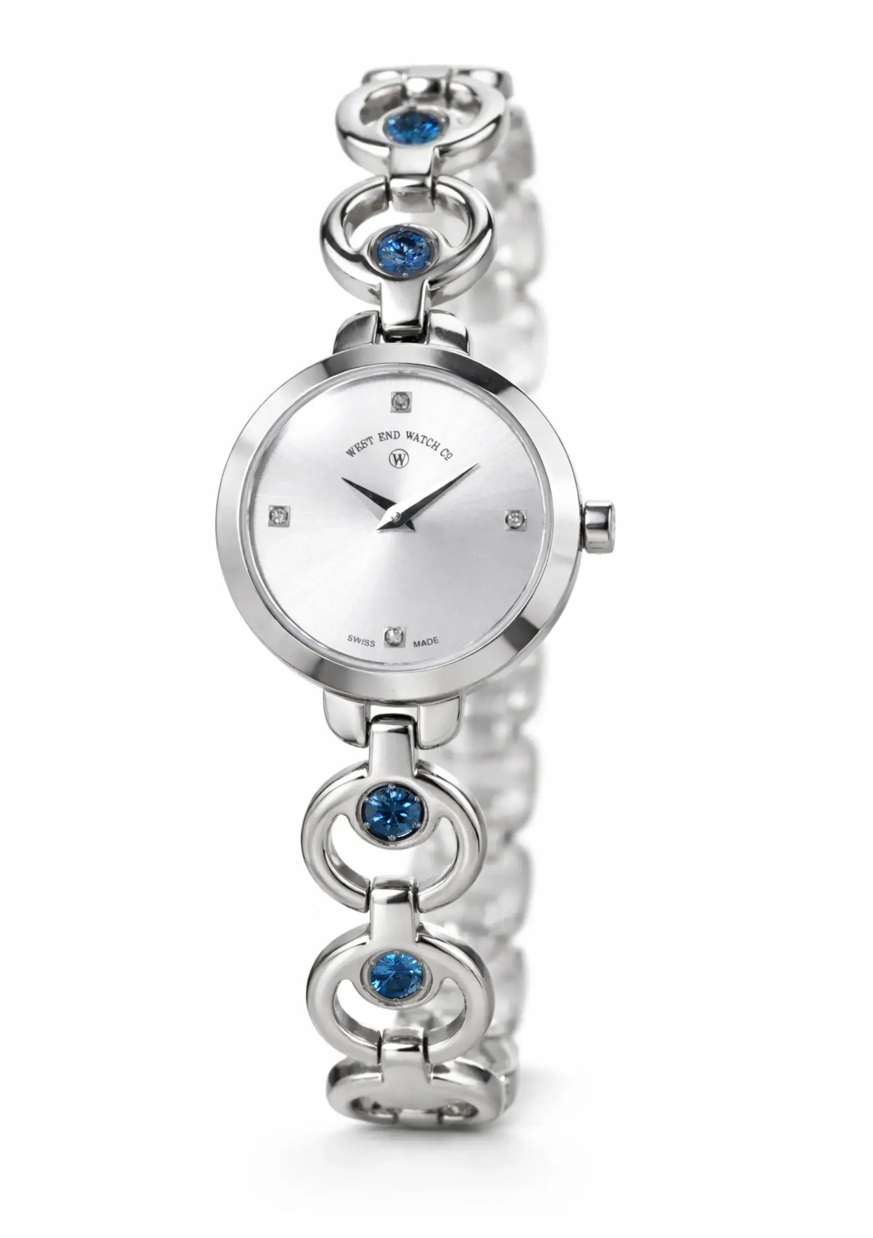 CHAND 4DIAMOND SS QTZ SILVER
