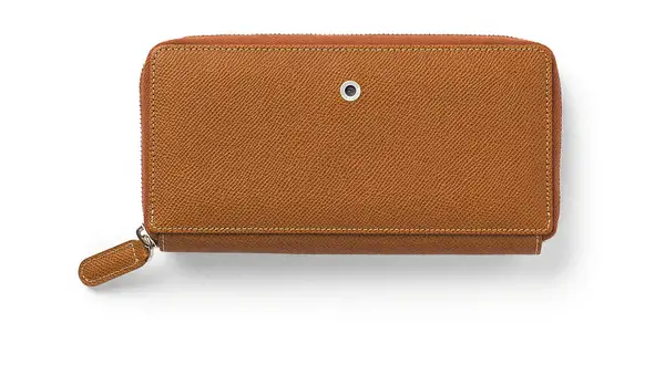 Ladies purse with zipper Epsom